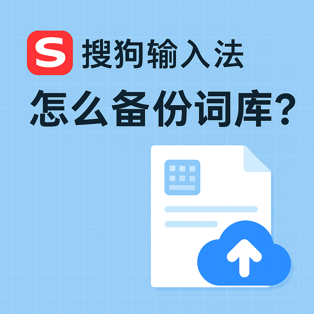 搜狗输入法下载后同步失败？云端账号与词库恢复技巧